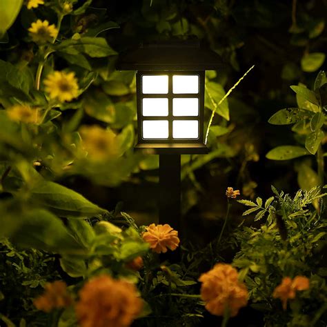 Solar Garden Lights, Outdoor Solar Landscape Lights, Waterproof Outdoo ...