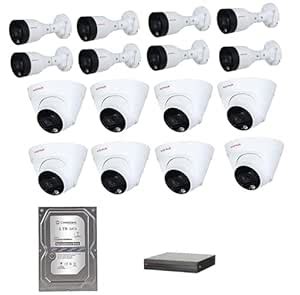 CP PLUS Wired IP (Network) 2MP Guard+ Colour Vision in Night 16 Camera ...