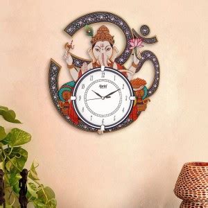 AJANTA Analog 43.18 cm X 35.56 cm Wall Clock Price in India - Buy ...