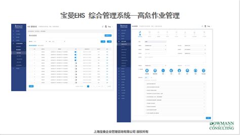 高危作业管理 - EHS专业软件 - 宝曼咨询