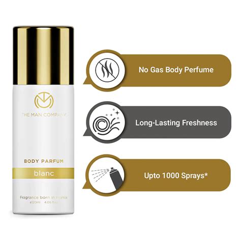 The Man Company Blanc Body Perfume, 120 ml Price, Uses, Side Effects ...