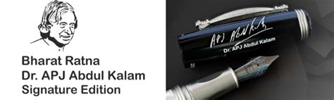 Bharat Ratna Dr APJ Abdul Kalam Signature Edition Fountain Ink Pen ...
