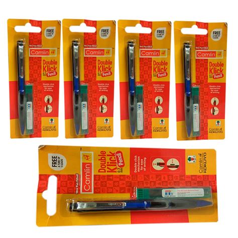 Camlin Kokuyo Double Click 0.7mm Pencil (Pack of 5) : Amazon.in: Home ...