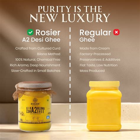 Buy A2 Gir Cow Desi Ghee – 100% Grass-Fed Bilona Method – Rich in ...