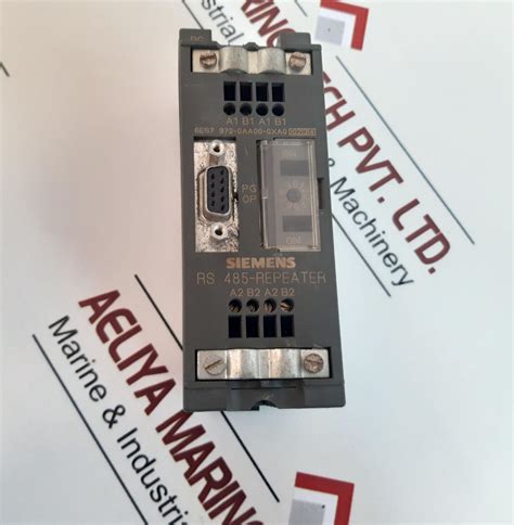 Siemens 6Es7 972-0Aa00-0Xa0 Rs 485-repeater Module – Aeliya Marine Tech®