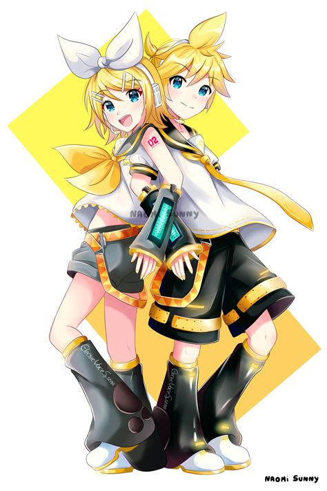 Kagamine Len And Rin Chibi