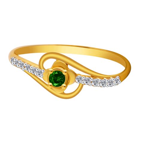 14 Karat yellow gold finger ring with flower motiff – P.C. Chandra ...
