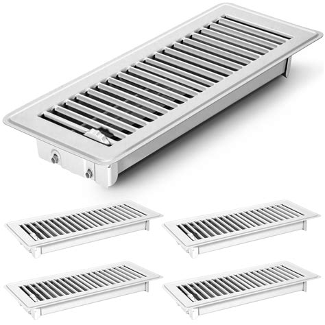 Floor Vents Floor Registers 4x12 inch, Heavy Duty Metal Heat Air Vent ...