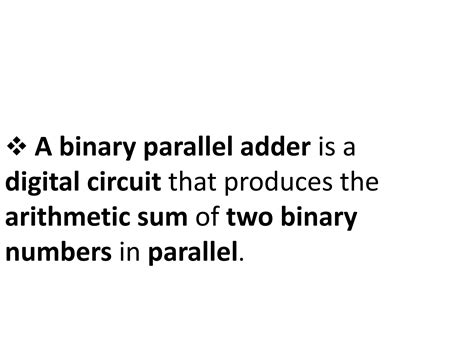 Image result for 3-Bit Binary Parallel Adder