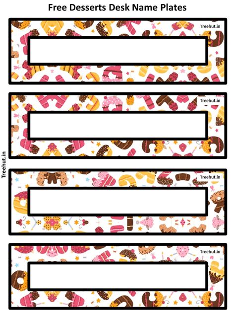 Free Desserts Bulletin Board Decorations and Craft Printables #136