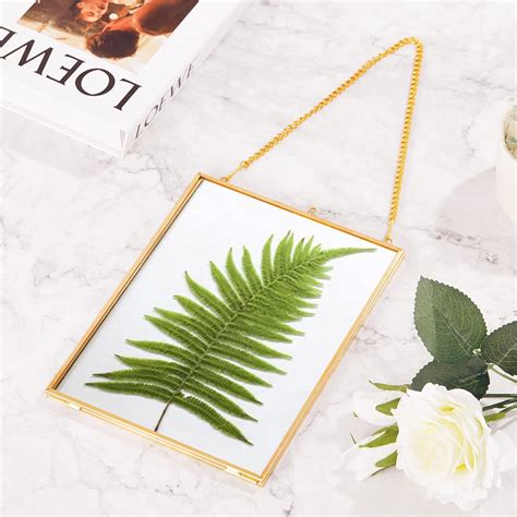 Buy Brass Hanging Photo Frame, Copper Glass Picture Frames Clip Modern ...