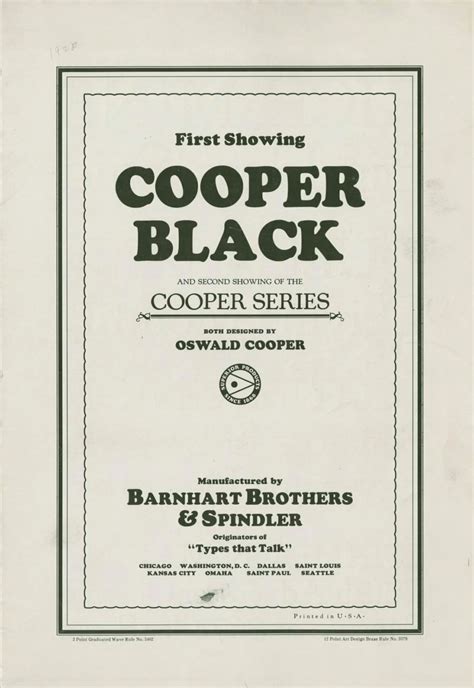 Cooper Font