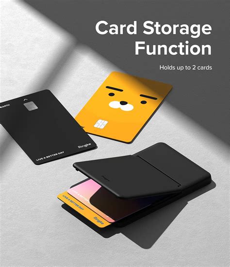 Stand Slot Card Holder - Black
