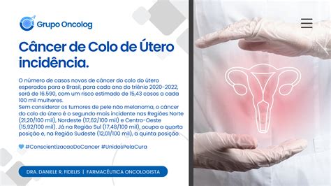 Câncer de Colo de Útero incidência. - Oncolog Medicamentos Especiais