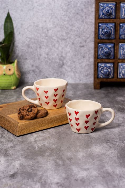 RED HEART TEA CUP – CERAMICS AND HOME
