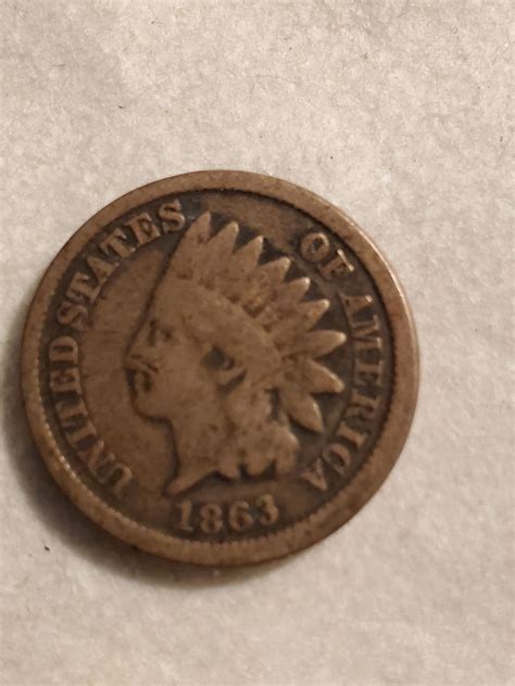1863 Indian Head Cent - For Sale, Buy Now Online - Item #700836