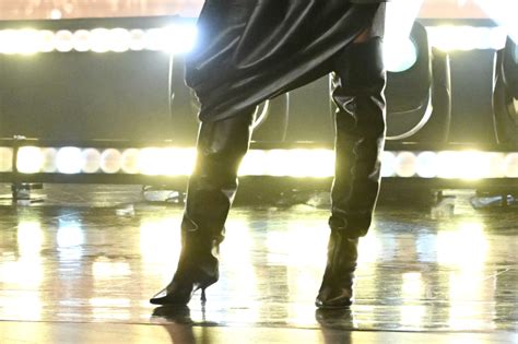 Michelle Obama Pairs Balenciaga Knife Boots With Spring 2026 Loewe