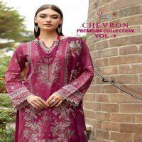 SHREE FABS SURAT CHEVRON PREMIUM COLLECTION VOL 9 PAKISTANI SUITS ...