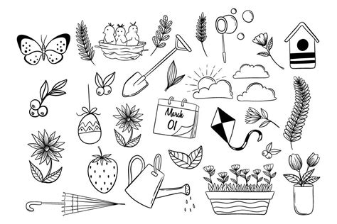 Spring Drawing Ideas Easy at Steven Wooten blog