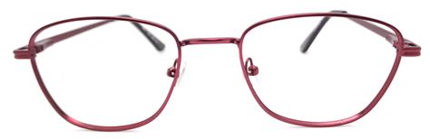 VE Maroon Oval Metal Frame for Men & Women – Vidaestilio