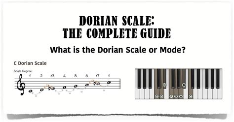 Dorian Scale: The Complete Guide - Piano With Jonny