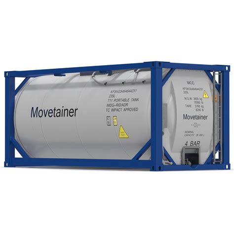 3D ISO Tank Container model | 3D Molier International
