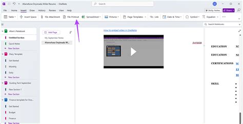 Image result for Insert PDF File Print Out OneNote