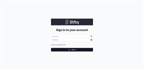 SIFTR Portal - SIFTR Docs