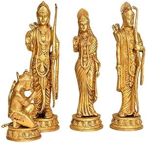 Buy Shri Rama Durbar - Brass Statue Online at Low Prices in India ...
