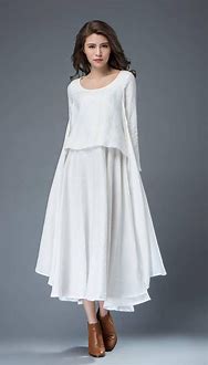 Image result for Long Linen Dresses for Women