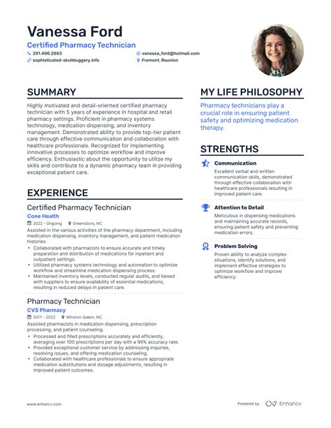3 Successful Certified Pharmacy Technician Resume Examples And Writing ...