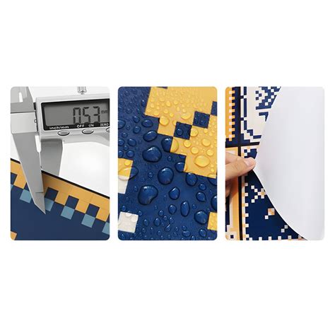 Brown Slip Resistant Floor Tile 12" x 24" Brick Look Singular PVC Tile ...