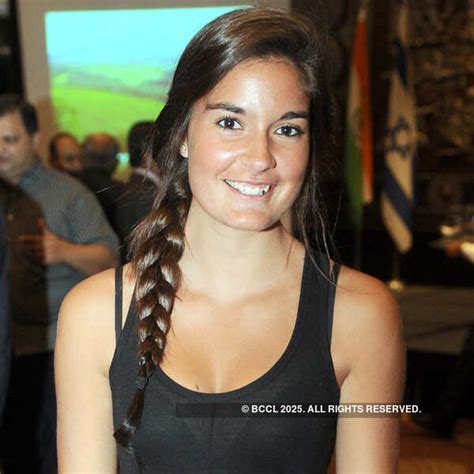 Sandra smiles for the camera during Israel's 65th Independence Day ...