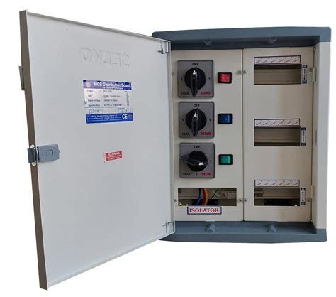 SELVO 100 Amp 6 Ways TPN Phase Selector Distribution Board (Fitted with ...