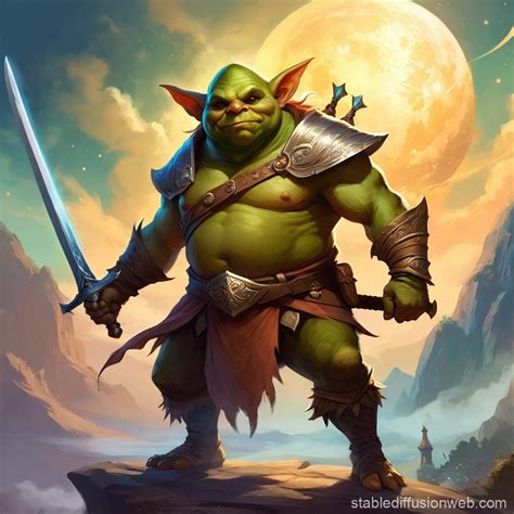 Fat Goblin Bandit | Stable Diffusion Online