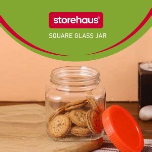 Storehaus Glass Grocery Container - 500 ml Price in India - Buy ...