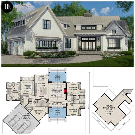 French Farmhouse Floor Plans Small