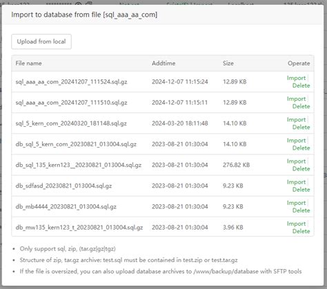 How to Create AA MySQL File 的图像结果