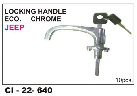 Car International Locking Handle Eco. (Chrome) Jeep CI-640 for Mahindra ...