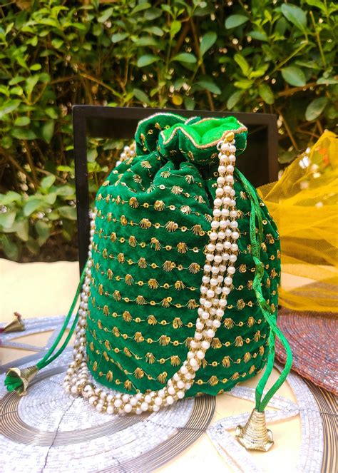 Get Sequin Embellished Potli at ₹ 550 | LBB Shop