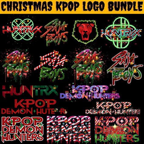 Buy K-pop Huntrix Logo Pack by Demon Hunters Cosplay 20 Logos, Saja ...