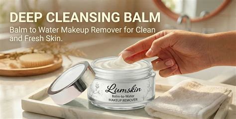 Deep Cleansing Balm: Balm to Water Makeup Remover for Clean and Fresh ...