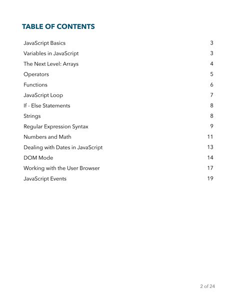 Image result for JavaScript Cheat Sheet Loop