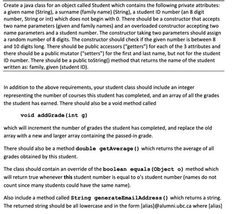 Image result for Create a Java Program with a Class Called Student Details