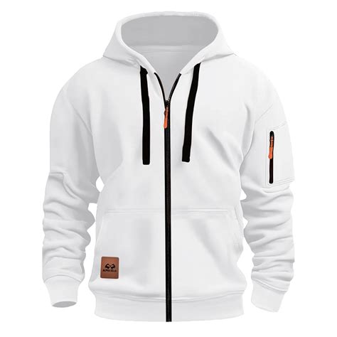 Goodtrade8 Zipper Front Hoodies for Men Zip up Hooded Sweatshirts ...
