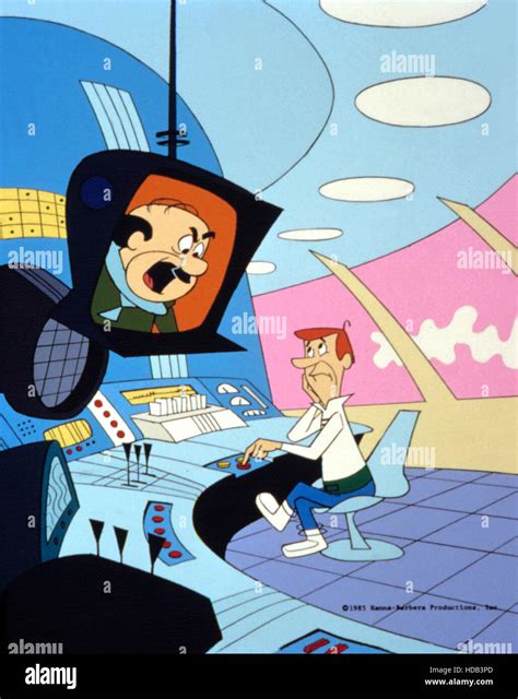 THE JETSONS, Mr. Spacely, George Jetson, 1962-87 Stock Photo - Alamy