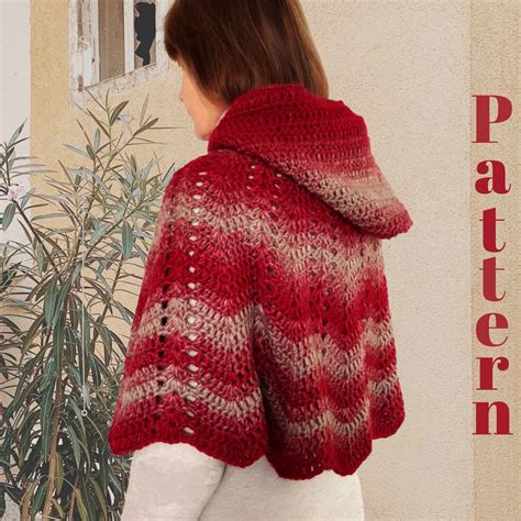 Quick Crochet Capelet Pattern 的图像结果