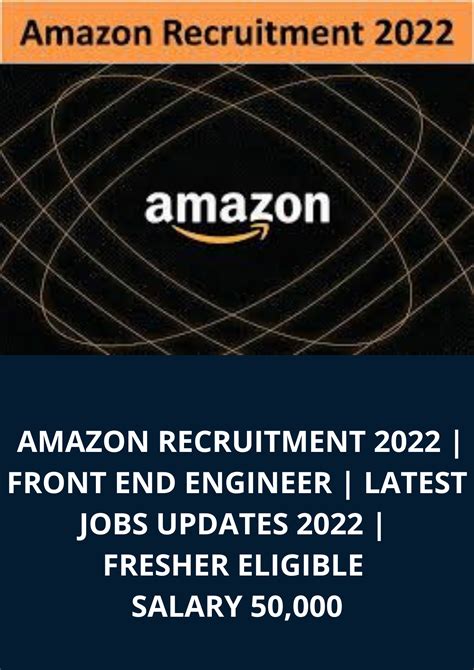 AMAZON RECRUITMENT 2022 | FRONT END ENGINEER | LATEST JOBS UPDATES 2022 ...