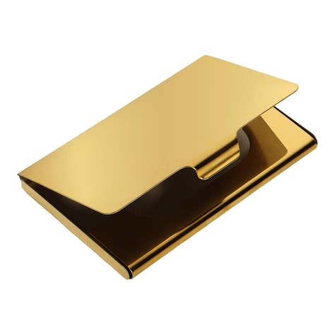 Trimurti Premium Gold Stainless Steel Visiting Business Card Holder ...