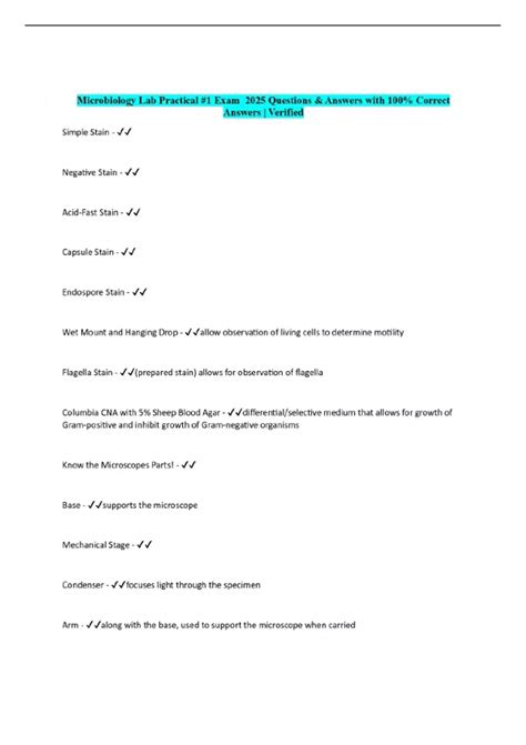Microbiology Lab Practical Questions 的图像结果